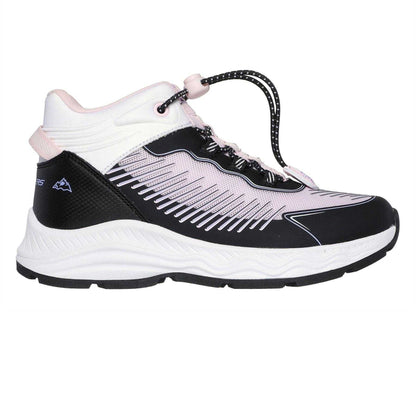 Black-Lavender - Front - Skechers Childrens-Kids Adventurer Low Cut Trainers