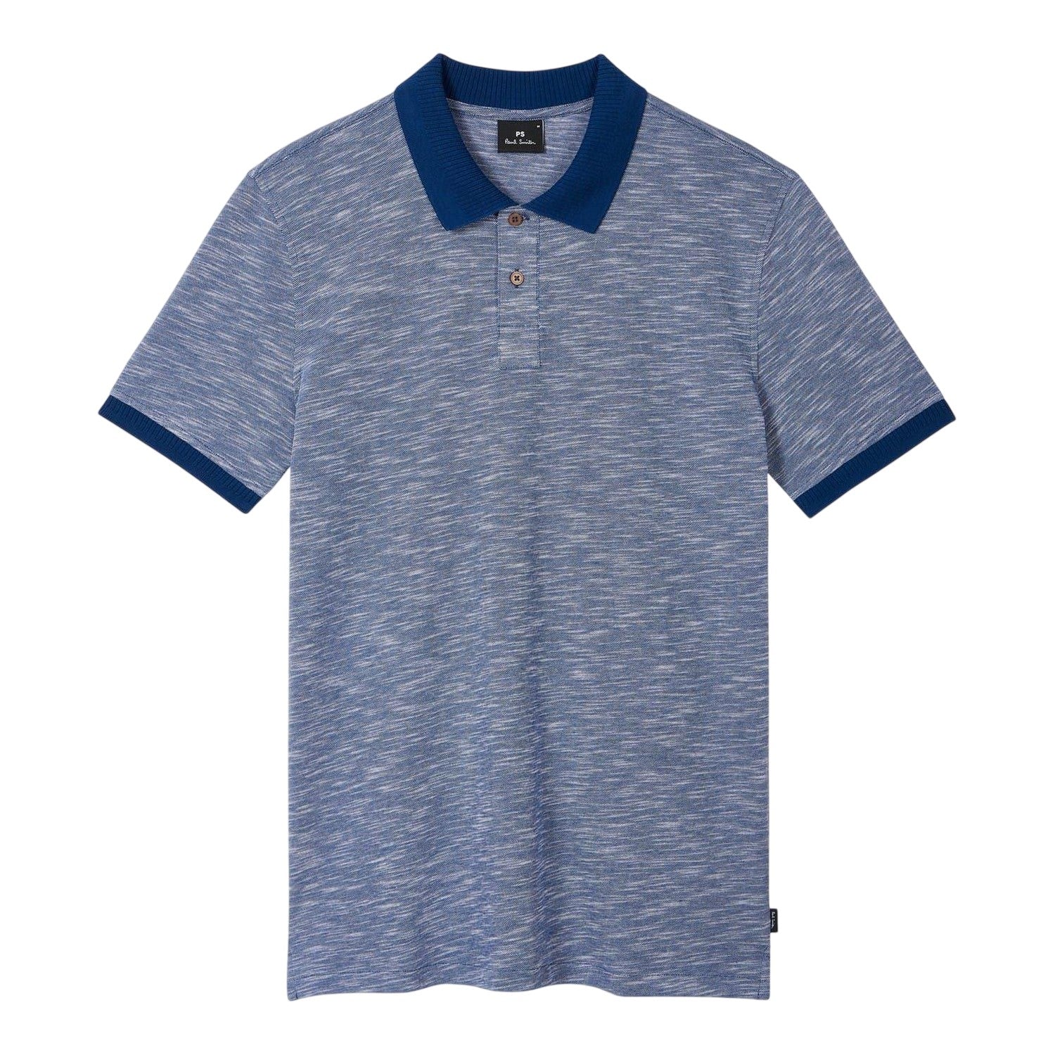 Blue - Front - Paul Smith Mens Regular Short-Sleeved Polo Shirt