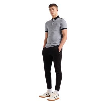 Black - Lifestyle - Armani Exchange Mens Regular Short-Sleeved Polo Shirt