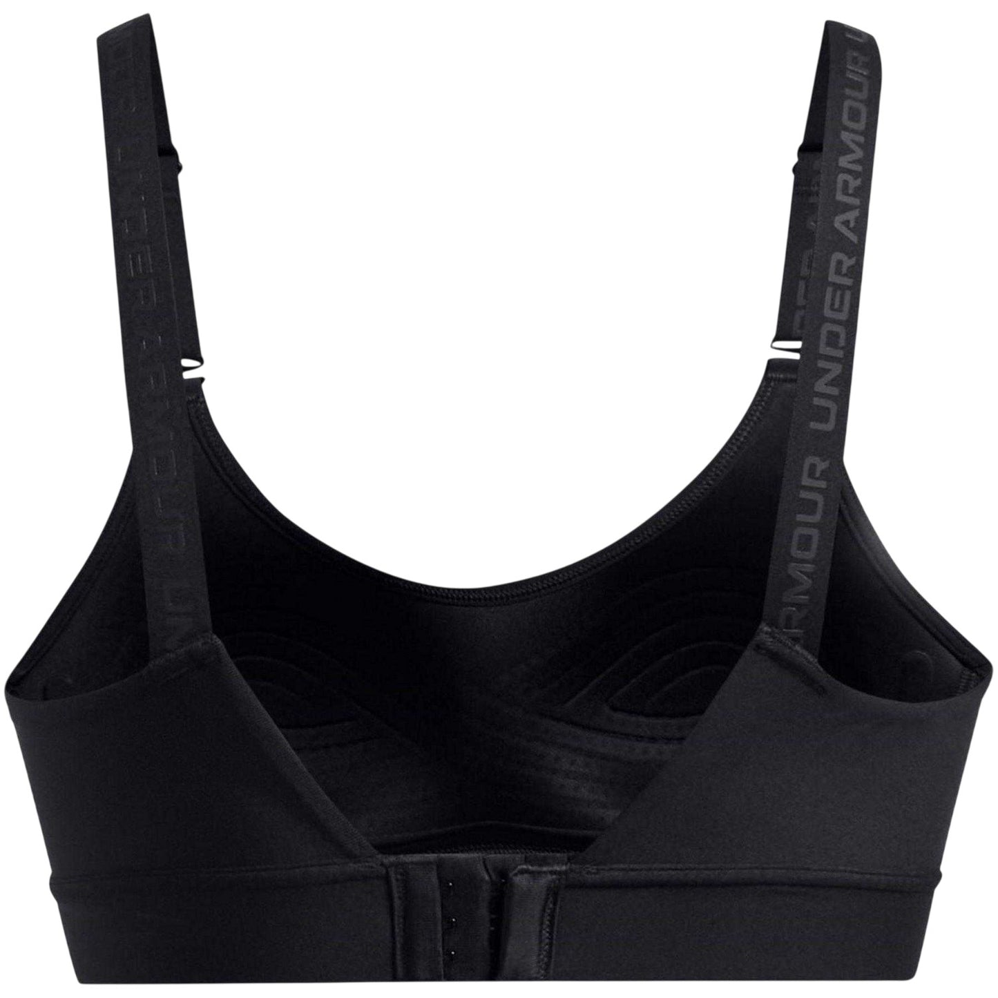 Black - Back - Under Armour Womens-Ladies Infinity Medium Impact Sports Bra