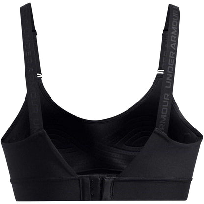 Black - Back - Under Armour Womens-Ladies Infinity Medium Impact Sports Bra