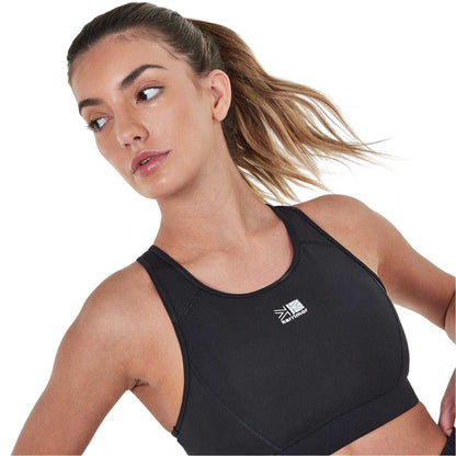 Black - Lifestyle - Karrimor Womens-Ladies Medium Support Sports Bra