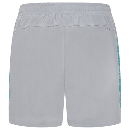 Grey-Ocean Blue - Back - Gym King Mens Energy Space Running Shorts