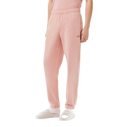 Pink Melange - Front - Lacoste Mens Tracksuit Bottoms