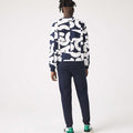 Blue - Pack Shot - Lacoste Mens Branded Tape Jogging Bottoms