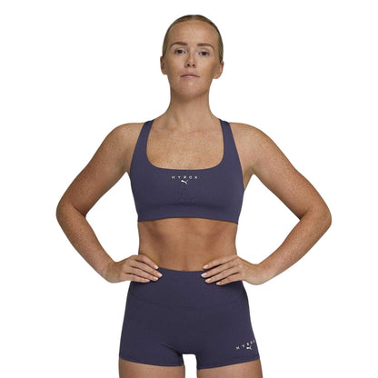 Deep Plum - Lifestyle - Puma Womens-Ladies Hyrox Non-Wired Sports Bra
