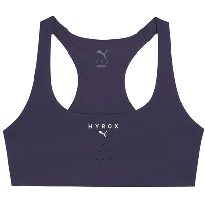 Deep Plum - Front - Puma Womens-Ladies Hyrox Non-Wired Sports Bra