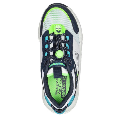 White-Navy - Lifestyle - Skechers Childrens-Kids Ultrasurge Slip-on Trainers