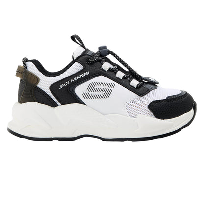 White-Black - Front - Skechers Childrens-Kids Ultrasurge Slip-on Trainers