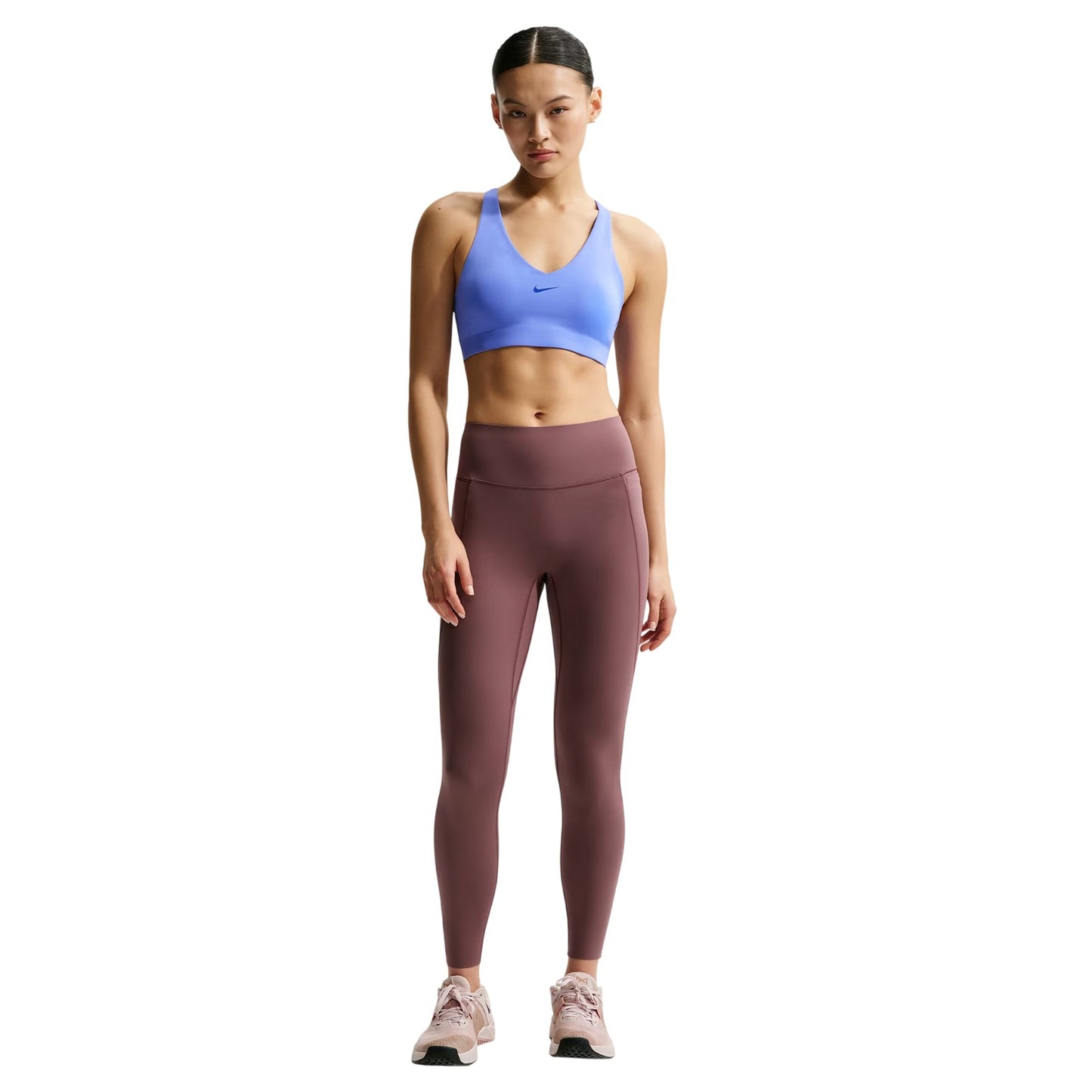 Sapphire-Blue - Side - Nike Womens-Ladies Indy Medium Impact Sports Bra