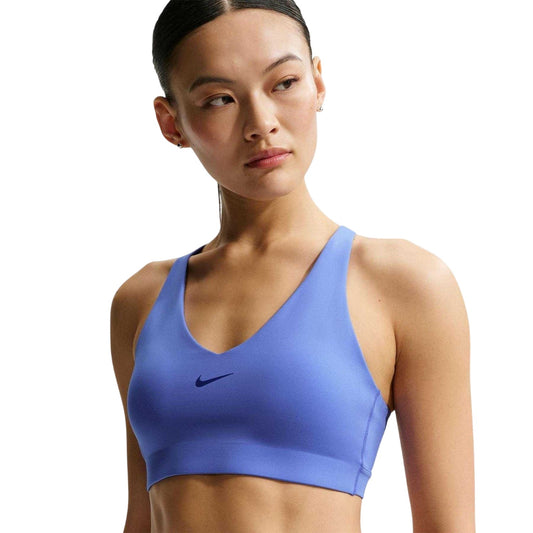 Sapphire-Blue - Front - Nike Womens-Ladies Indy Medium Impact Sports Bra