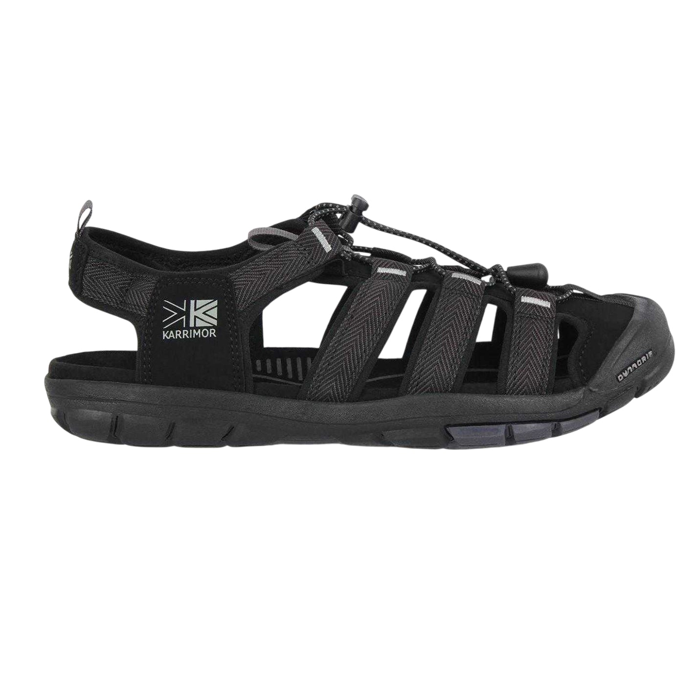Black - Front - Karrimor Mens Ithaca Walking Sandals