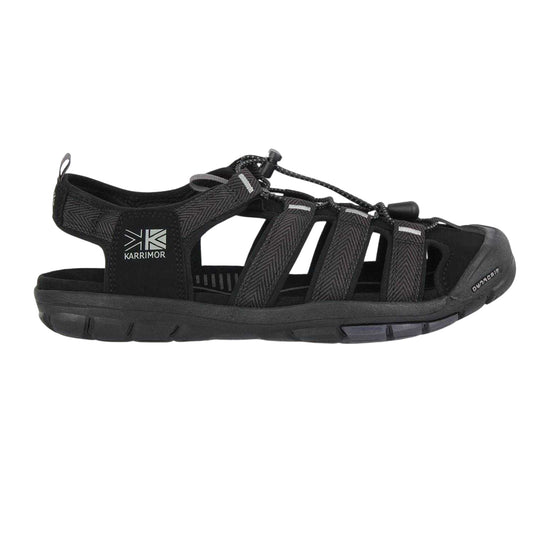 Black - Front - Karrimor Mens Ithaca Walking Sandals