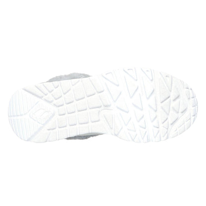 Grey - Back - Skechers Childrens-Kids Unolite High Top Trainers