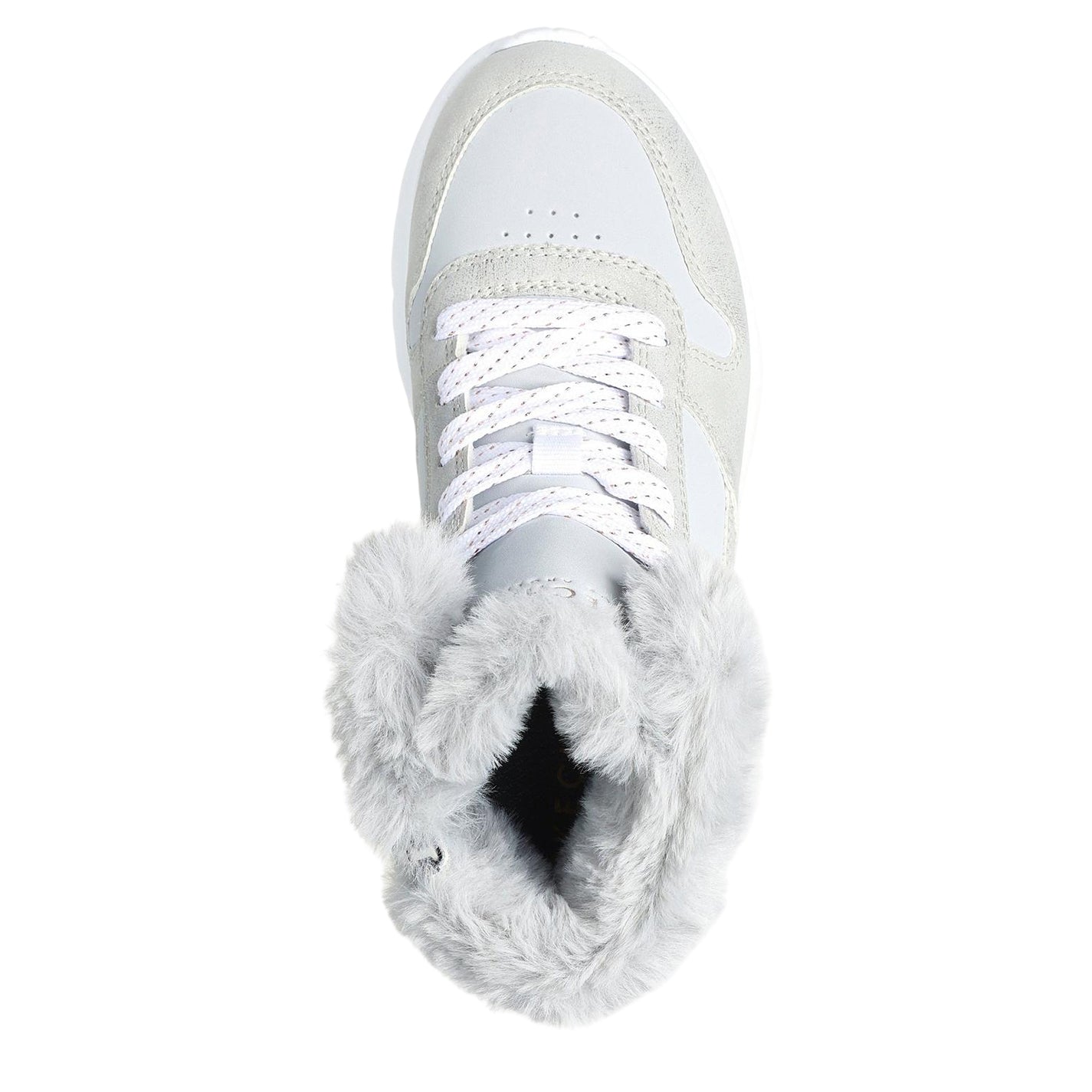 Grey - Pack Shot - Skechers Childrens-Kids Unolite High Top Trainers