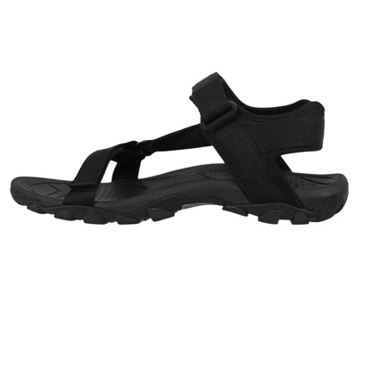 Black - Back - Karrimor Mens Amazon Patterned Walking Sandals