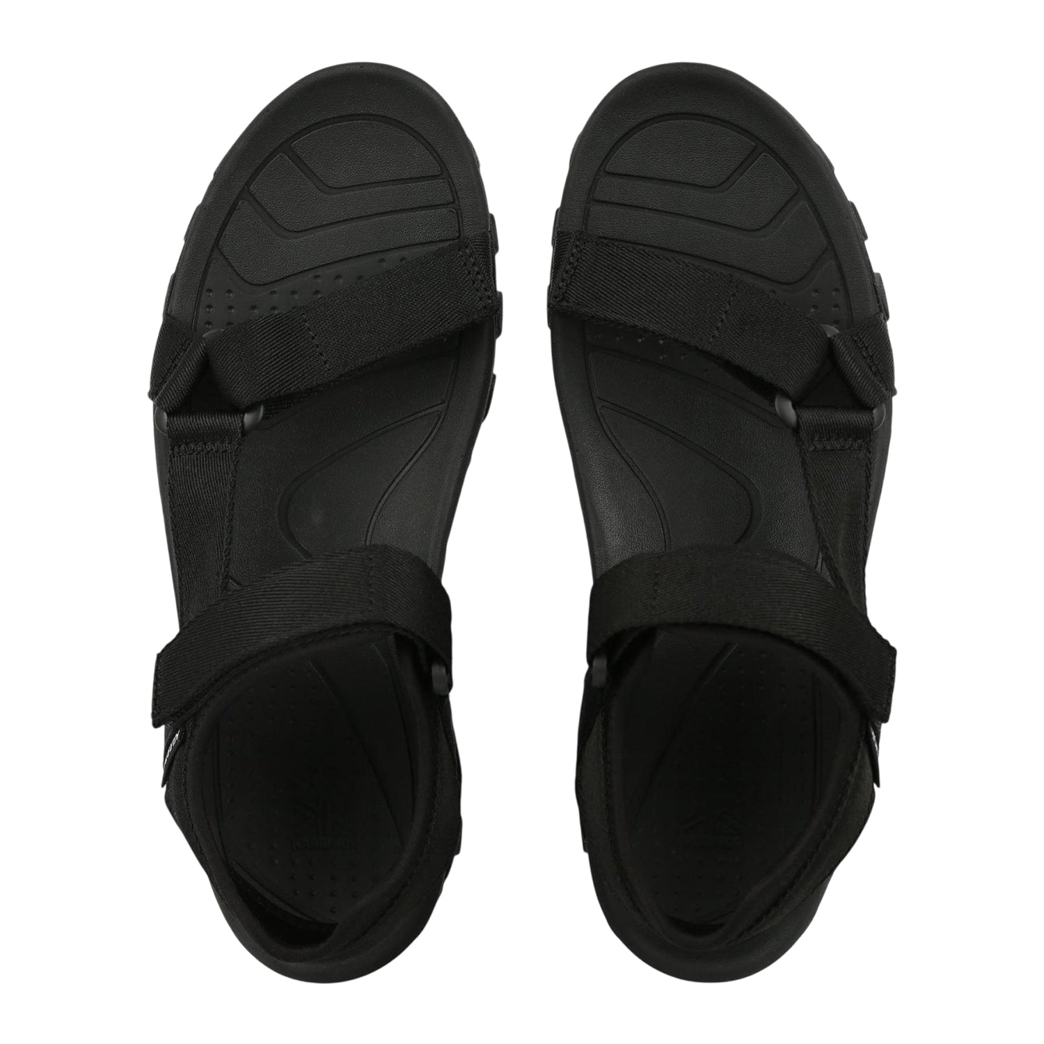Black - Side - Karrimor Mens Amazon Patterned Walking Sandals