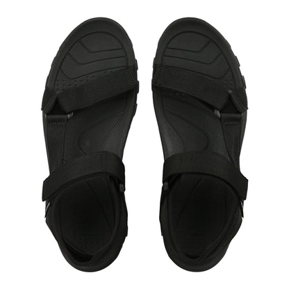 Black - Side - Karrimor Mens Amazon Patterned Walking Sandals