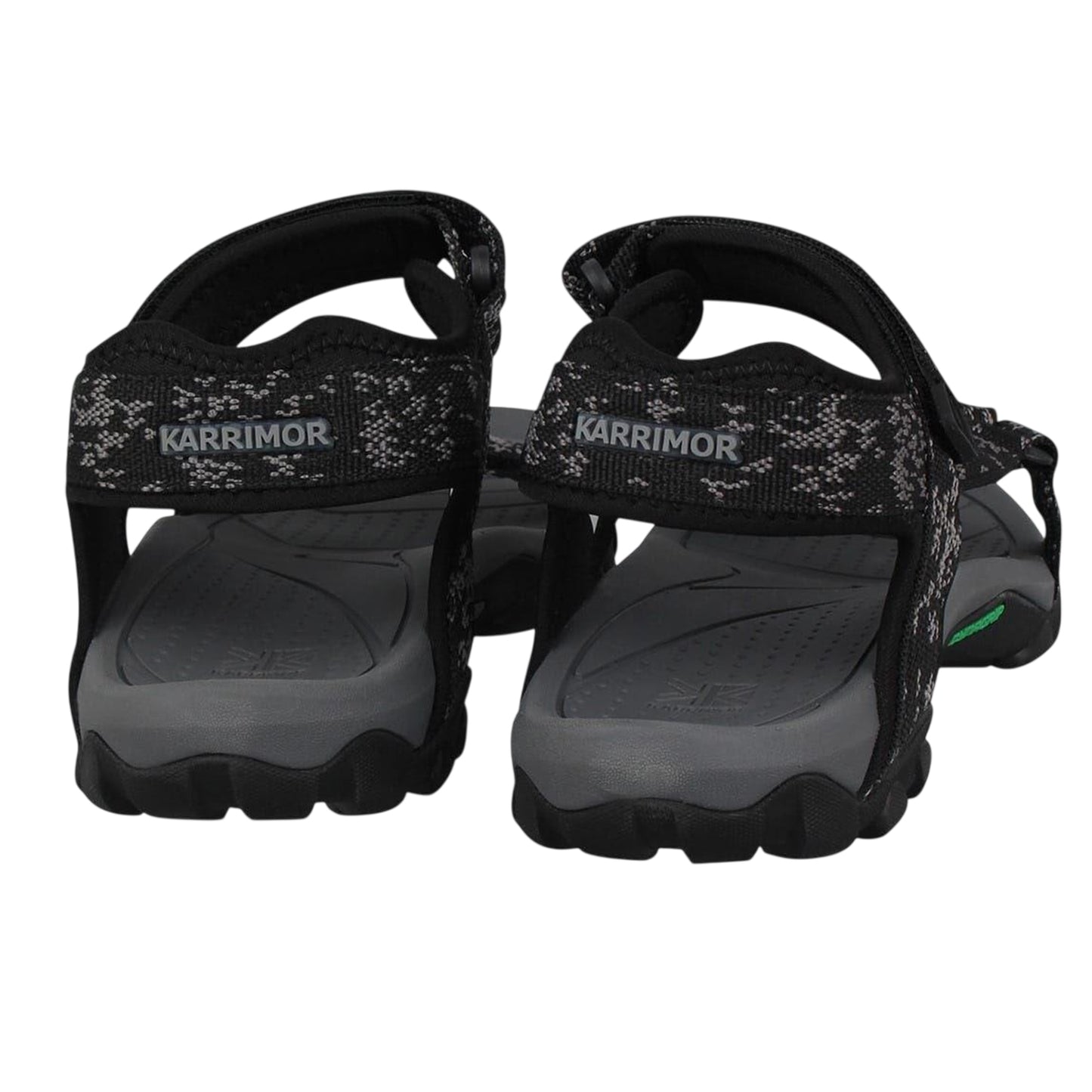 Black-Charcoal - Back - Karrimor Mens Amazon Patterned Walking Sandals