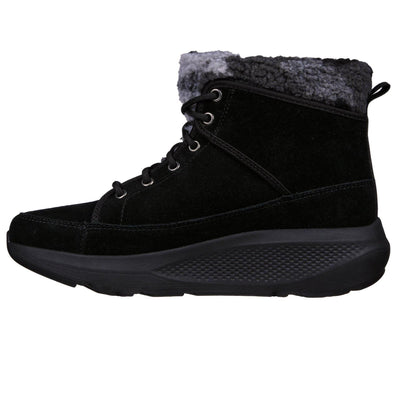 Black-Grey - Back - Skechers Womens-Ladies OTG Elevate High Top Trainers