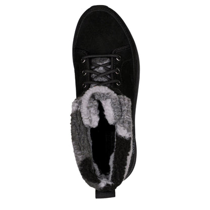 Black-Grey - Side - Skechers Womens-Ladies OTG Elevate High Top Trainers