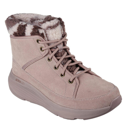 Mauve - Front - Skechers Womens-Ladies OTG Elevate High Top Trainers