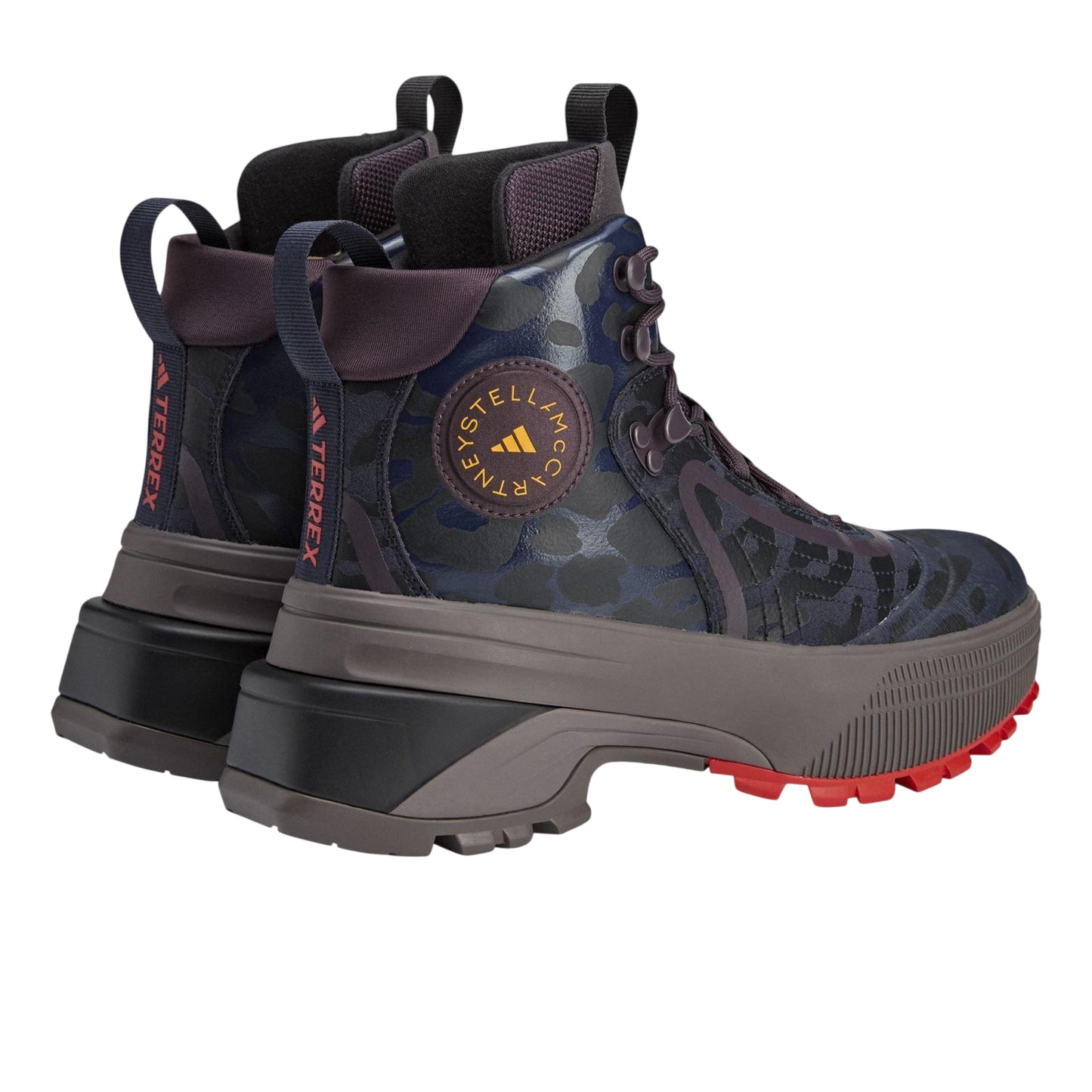 Charcoal - Back - Adidas Womens-Ladies Stella McCartney Waterproof Hiking Boots