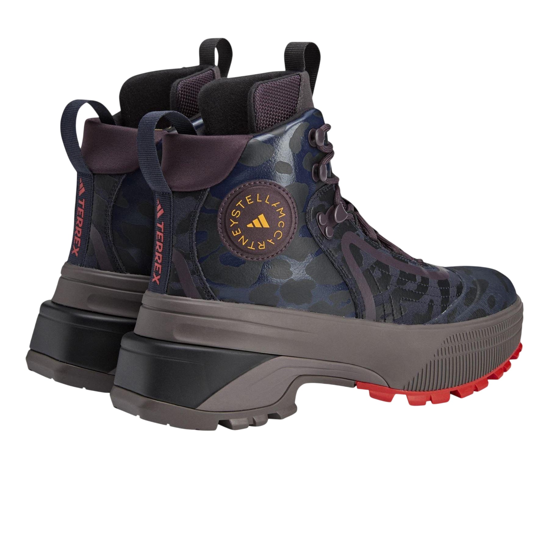 Charcoal - Back - Adidas Womens-Ladies Stella McCartney Waterproof Hiking Boots