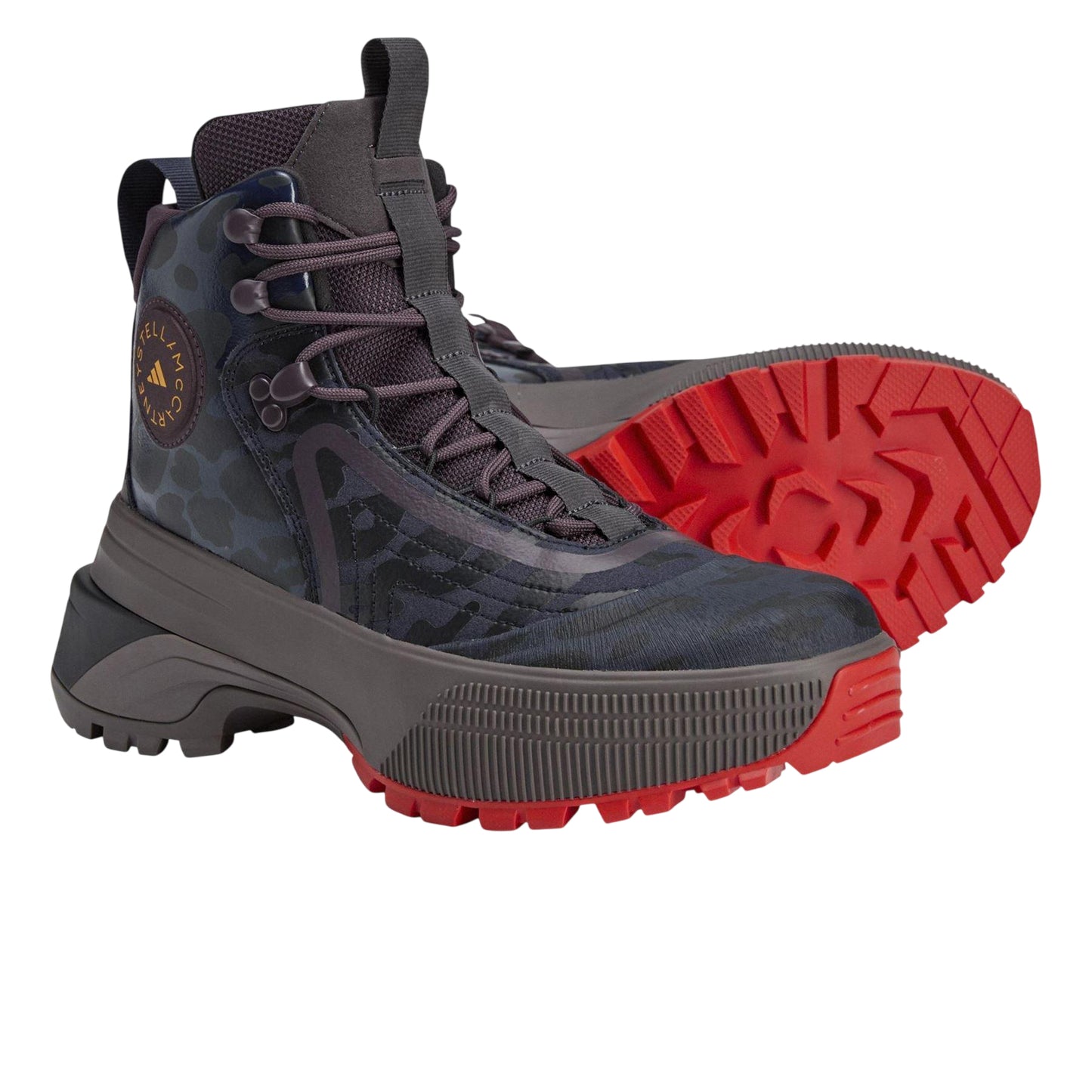 Charcoal - Lifestyle - Adidas Womens-Ladies Stella McCartney Waterproof Hiking Boots