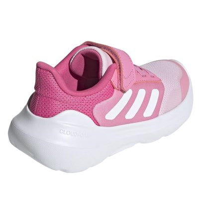Pink - Back - Adidas Childrens-Kids Tensaur Run 3.0 Low Cut Trainers