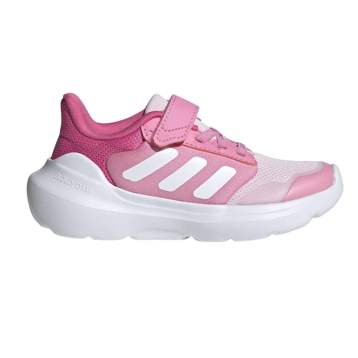 Pink - Front - Adidas Childrens-Kids Tensaur Run 3.0 Low Cut Trainers