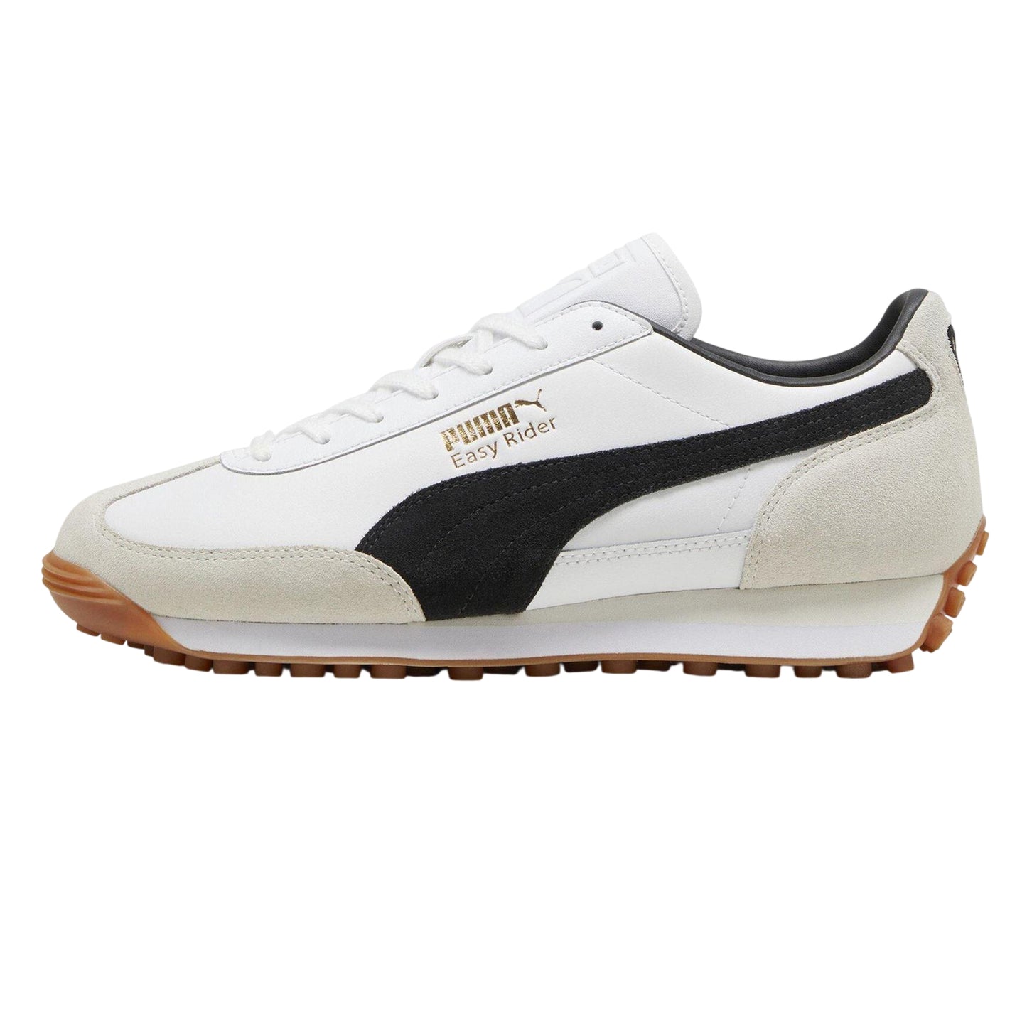 White - Back - Puma Mens Easy Rider Mix Suede Low Trainers