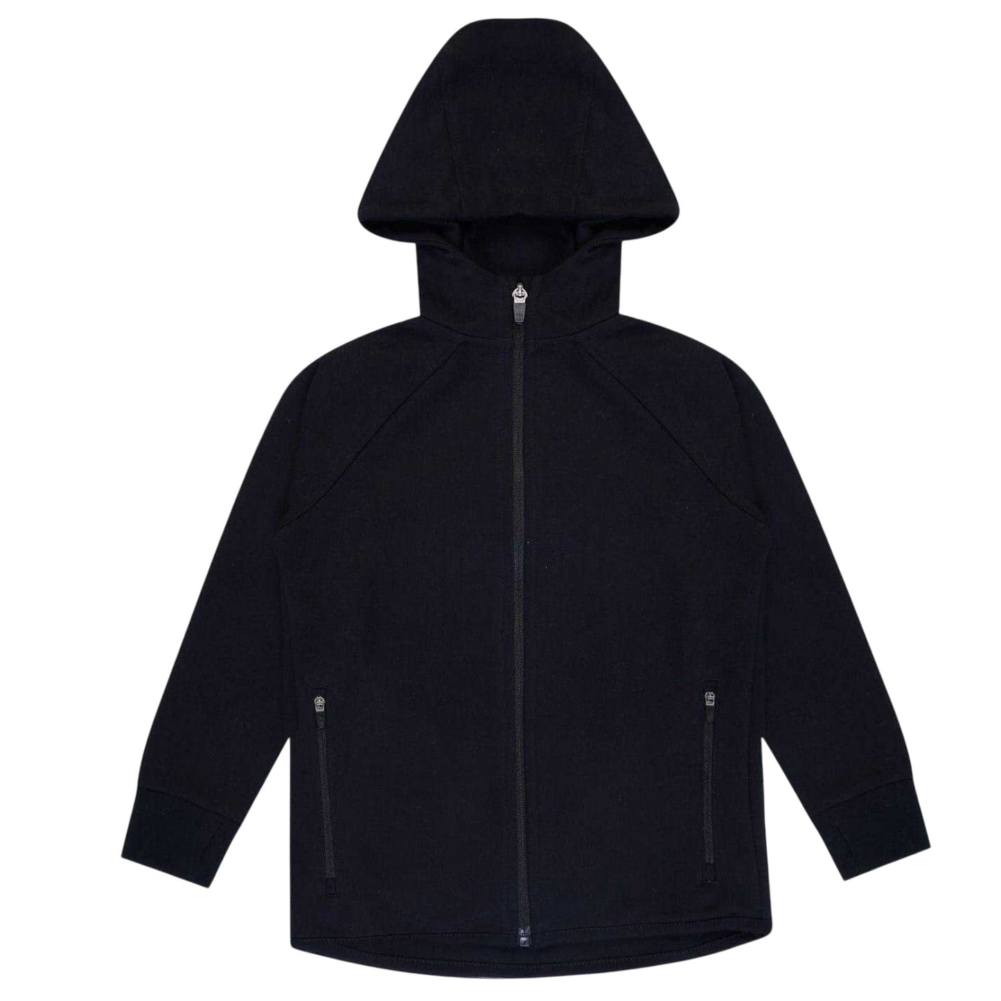 Black - Back - Firetrap Childrens-Kids Full Zip Hoodie And Joggers Set