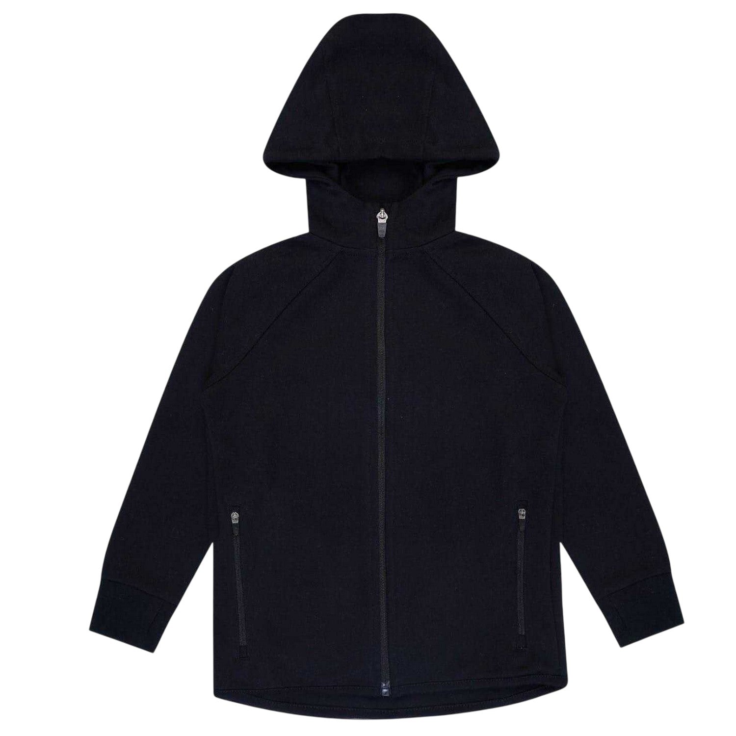 Black - Back - Firetrap Childrens-Kids Full Zip Hoodie And Joggers Set