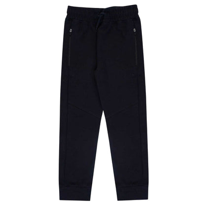 Black - Side - Firetrap Childrens-Kids Full Zip Hoodie And Joggers Set