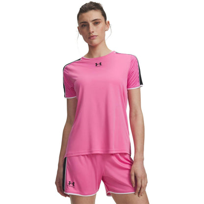 Pink - Front - Under Armour Womens-Ladies Challenger Train Performance T-Shirt