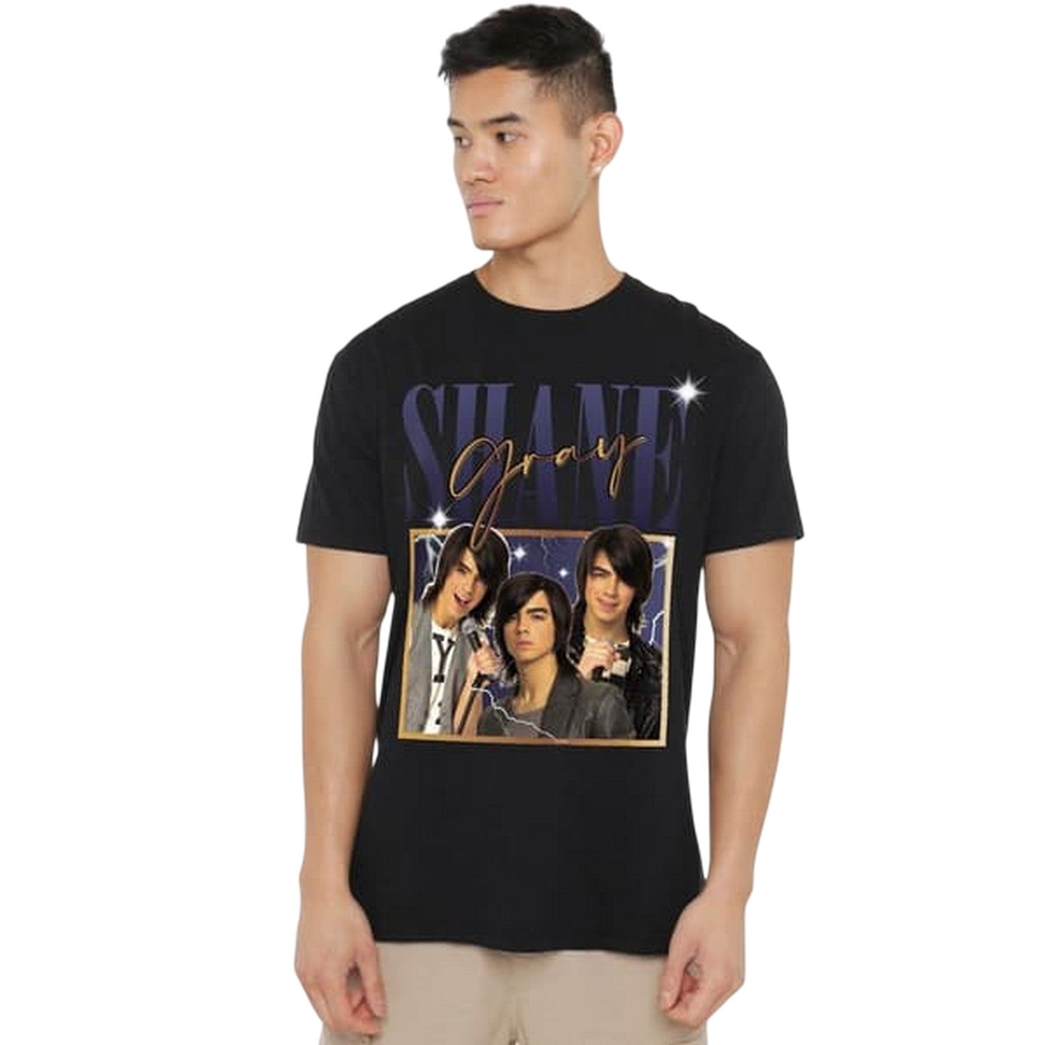 Black - Lifestyle - Camp Rock Womens-Ladies Shane T-Shirt