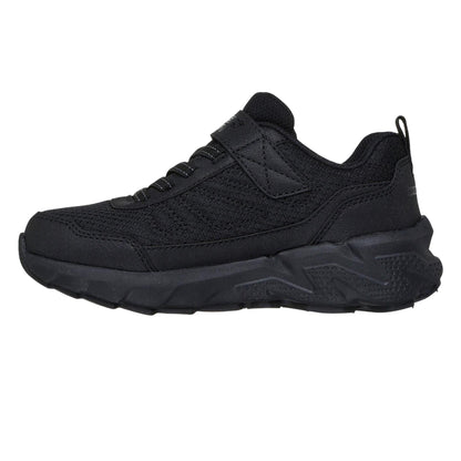 Black - Back - Skechers Childrens-Kids Elite Sport Waterproof Lace Up Walking Shoes