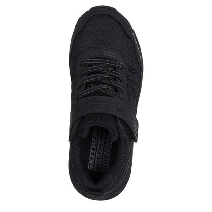 Black - Lifestyle - Skechers Childrens-Kids Elite Sport Waterproof Lace Up Walking Shoes