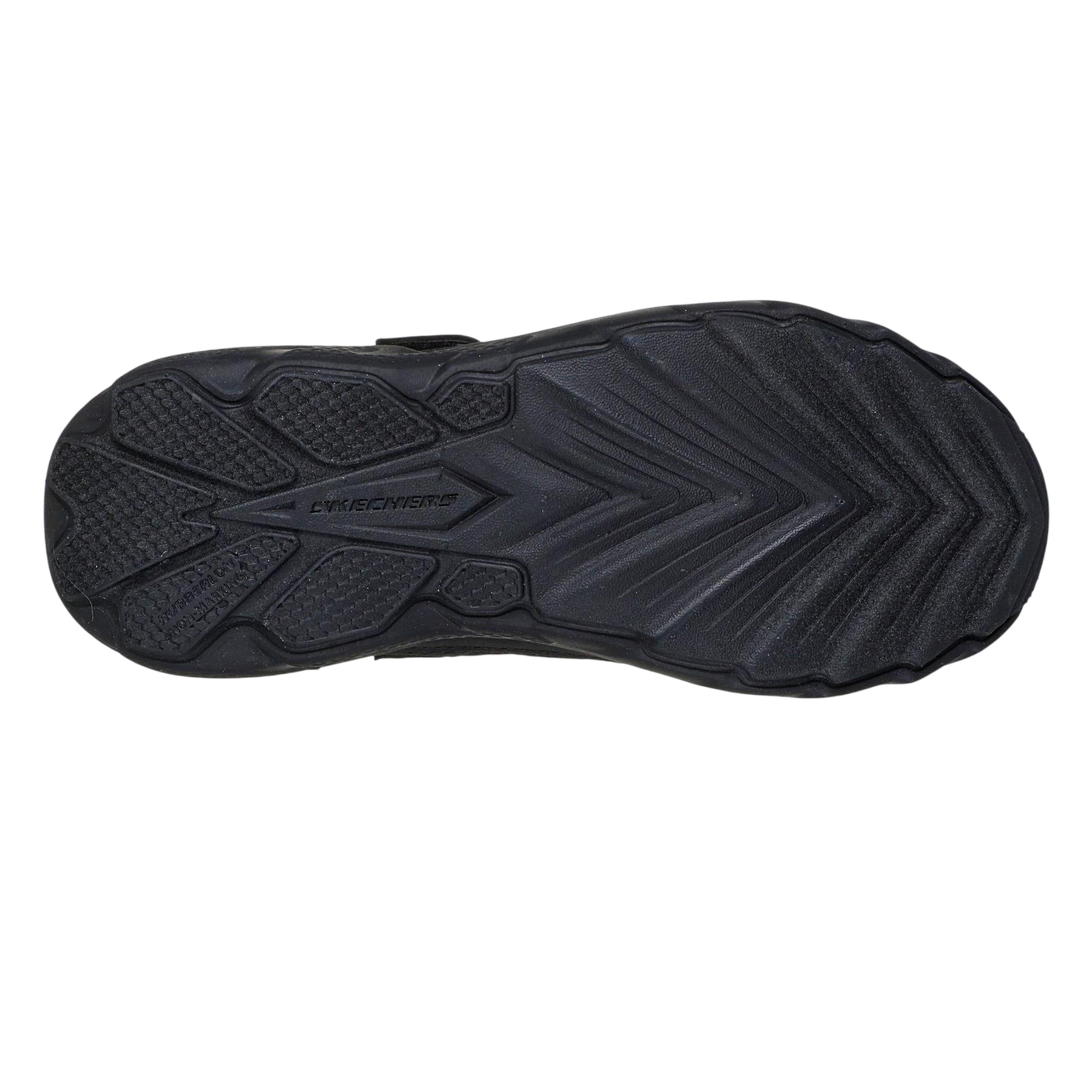 Black - Pack Shot - Skechers Childrens-Kids Elite Sport Waterproof Lace Up Walking Shoes