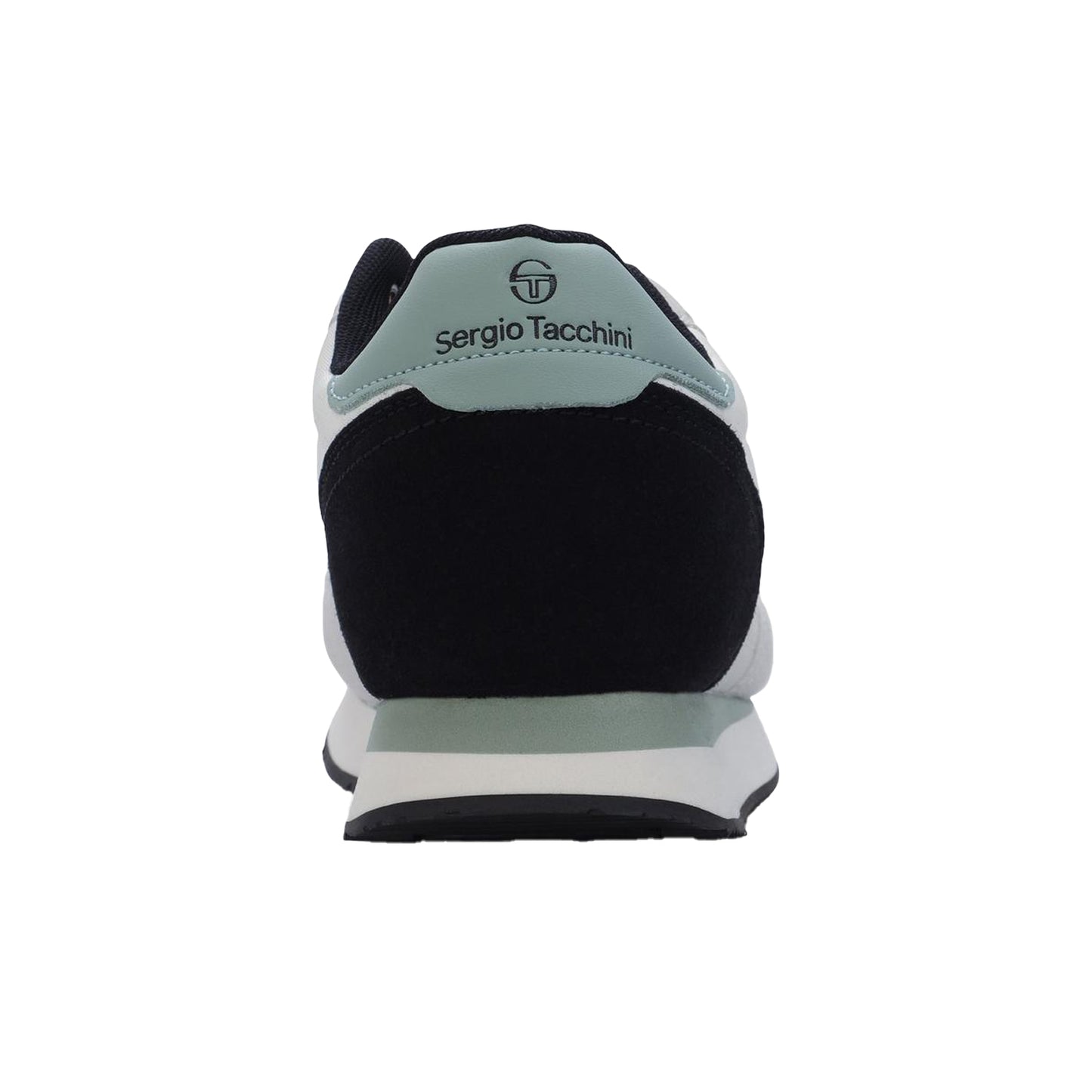 White - Back - Sergio Tacchini Mens Monza Logo Low Cut Trainers