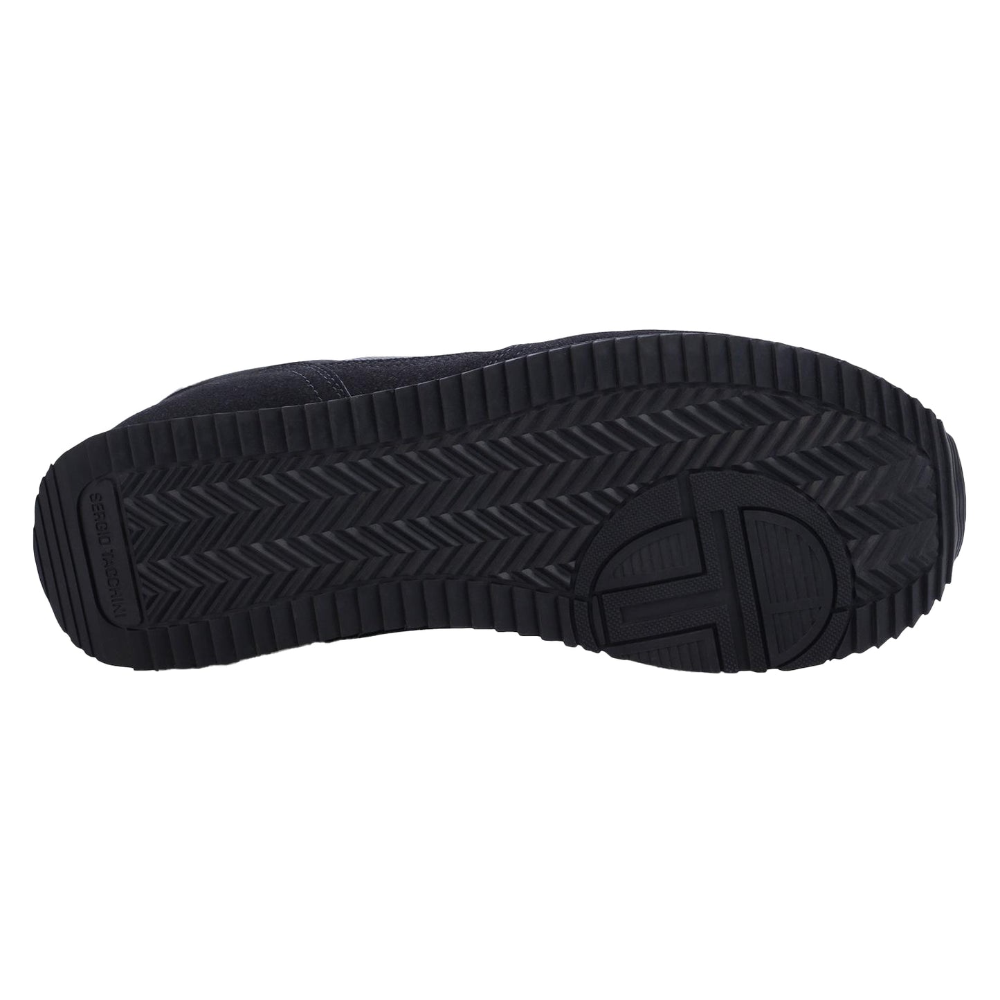 Black-White-Aster - Pack Shot - Sergio Tacchini Mens Monza Logo Low Cut Trainers