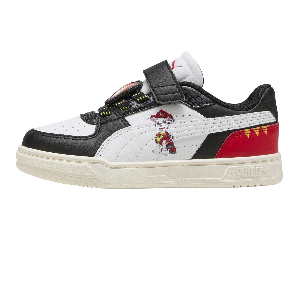 Black-White-Red - Back - Puma Childrens-Kids Marshall Paw Patrol Trainers