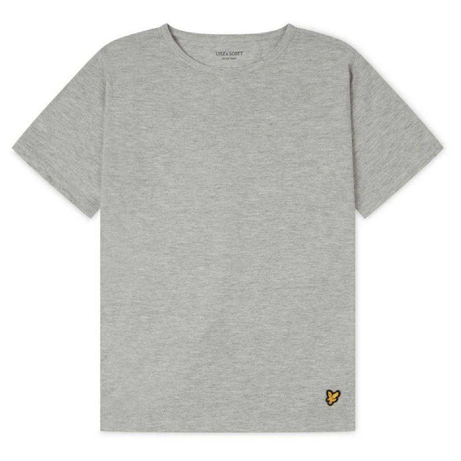 Grey-Black - Back - Lyle & Scott Childrens-Kids Lounge Pyjama Set