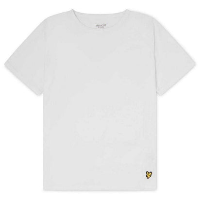 White-Navy - Side - Lyle & Scott Childrens-Kids Lounge Pyjama Set