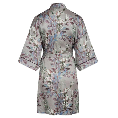 Opal Grey - Back - CCDK Copenhagen Womens-Ladies Jean Floral Kimono