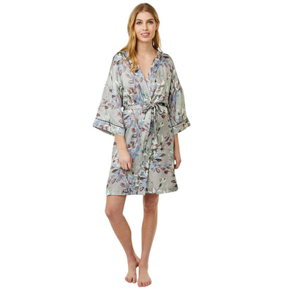 Opal Grey - Pack Shot - CCDK Copenhagen Womens-Ladies Jean Floral Kimono