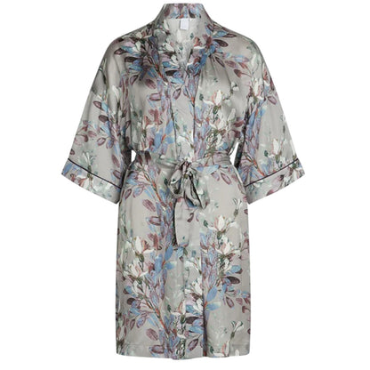 Opal Grey - Front - CCDK Copenhagen Womens-Ladies Jean Floral Kimono