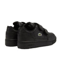 Black - Side - Lacoste Childrens-Kids T-Clip Trainers