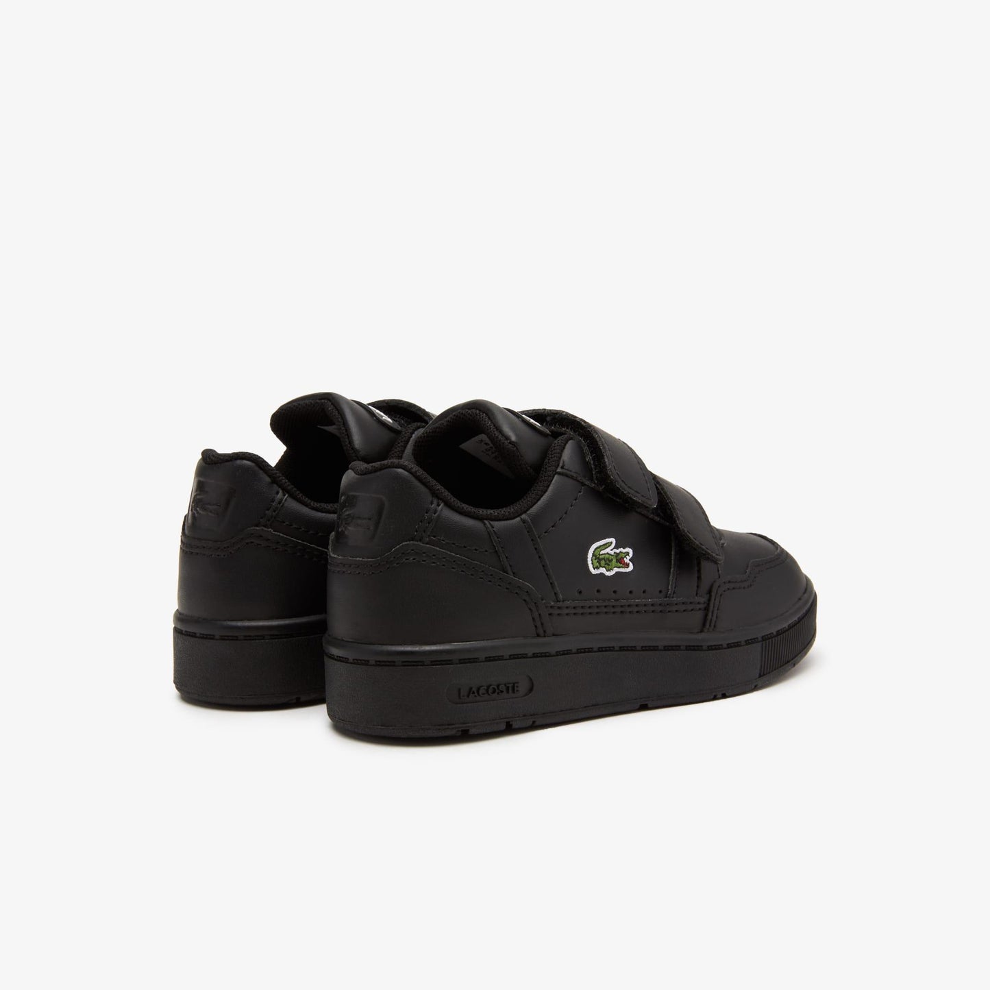 Black - Close up - Lacoste Childrens-Kids T-Clip Trainers